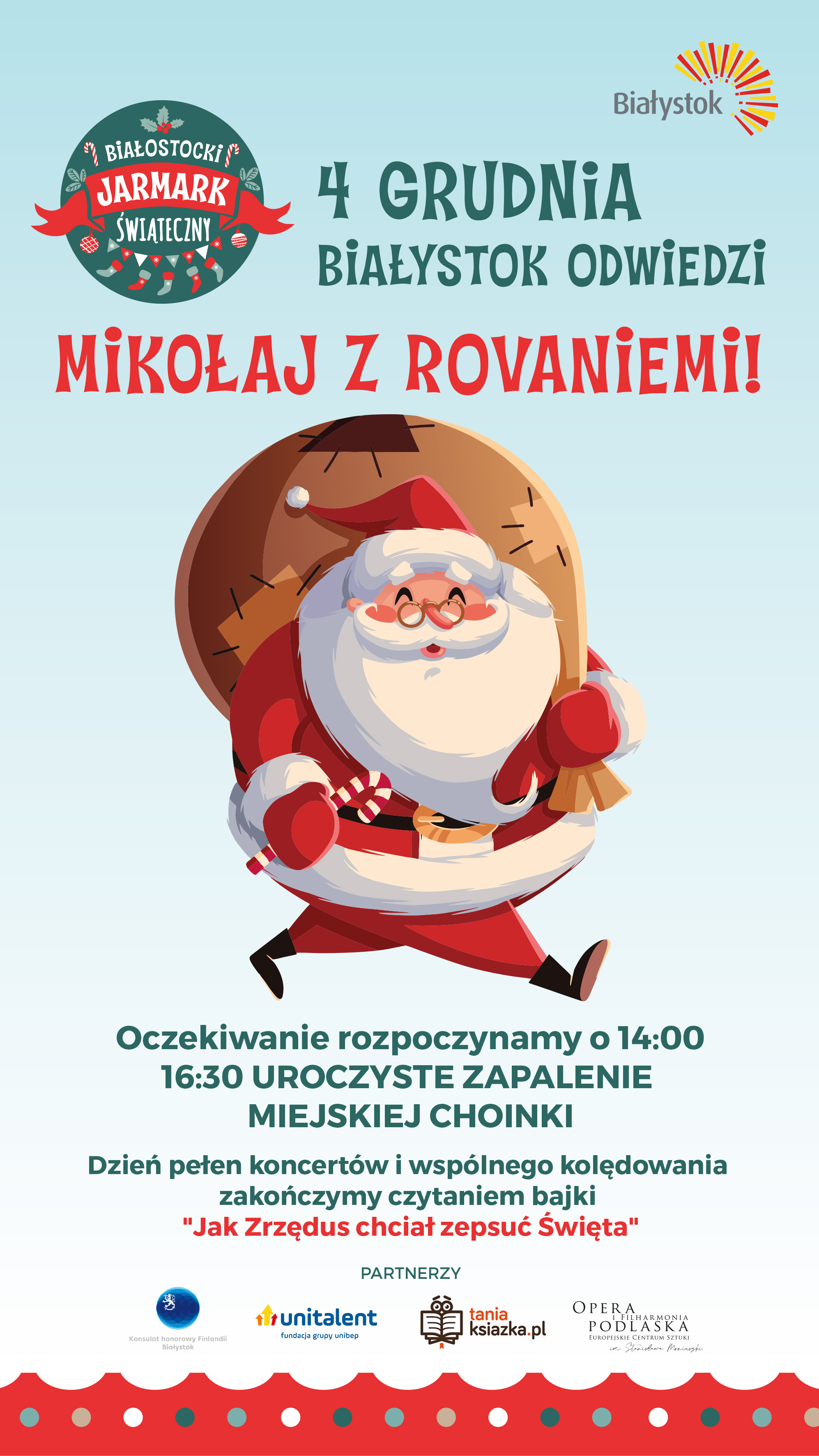 Plakat: Białostocki Jarmark Świąteczny