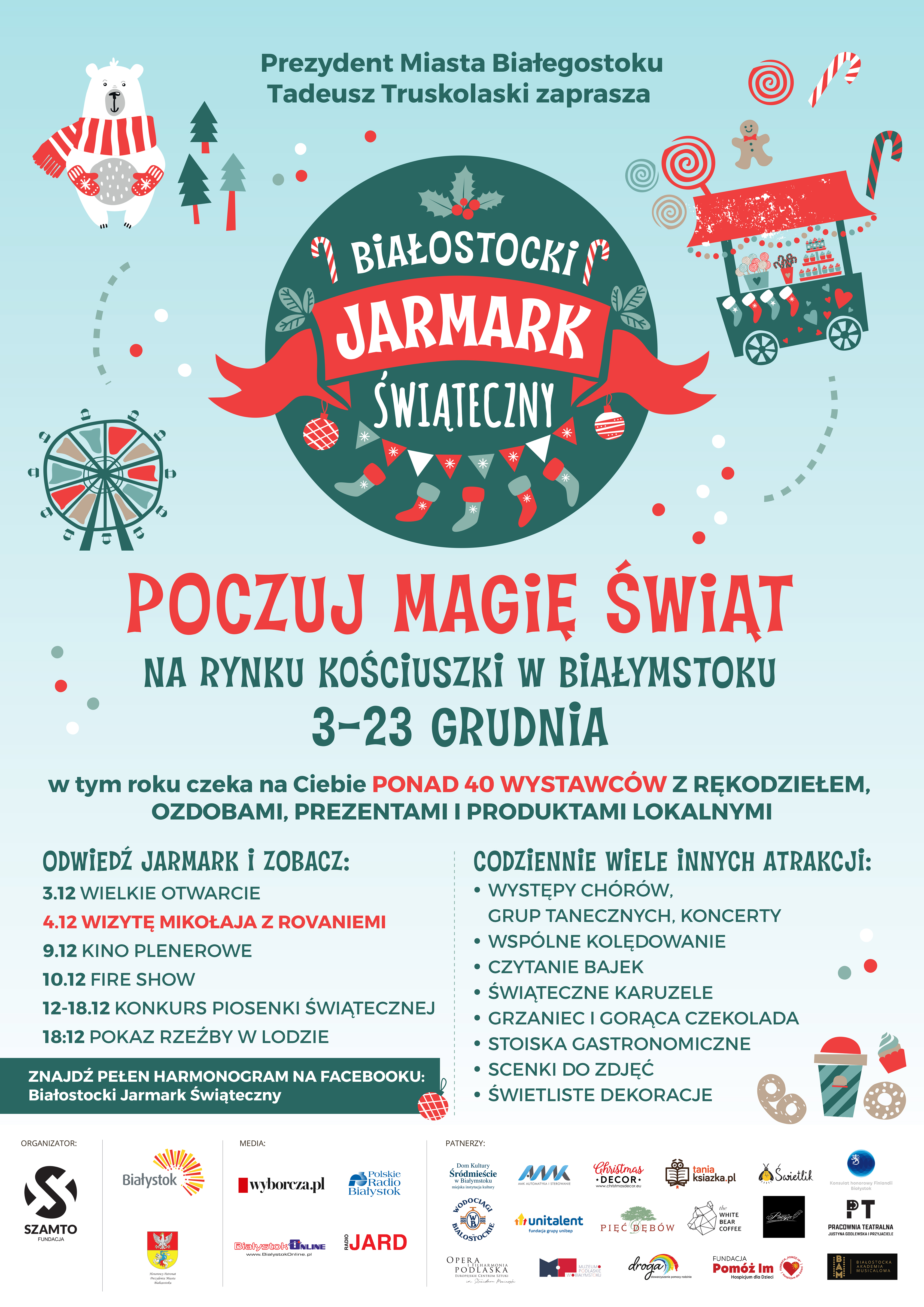 Plakat: Białostocki Jarmark Świąteczny