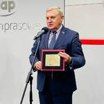 Prezydent Tadeusz Truskolaski przemawia podczas gali