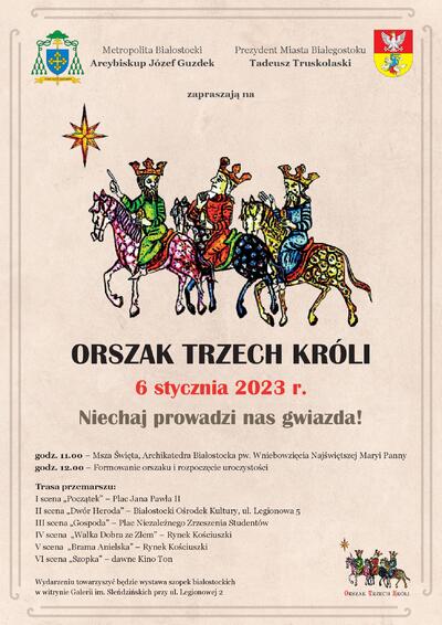 Plakat: Orszak Trzech Króli