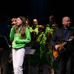 Zespół Winnica podczas śpiewania kolęd
