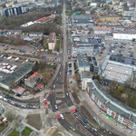 Ulica Kolejowa - widok z drona