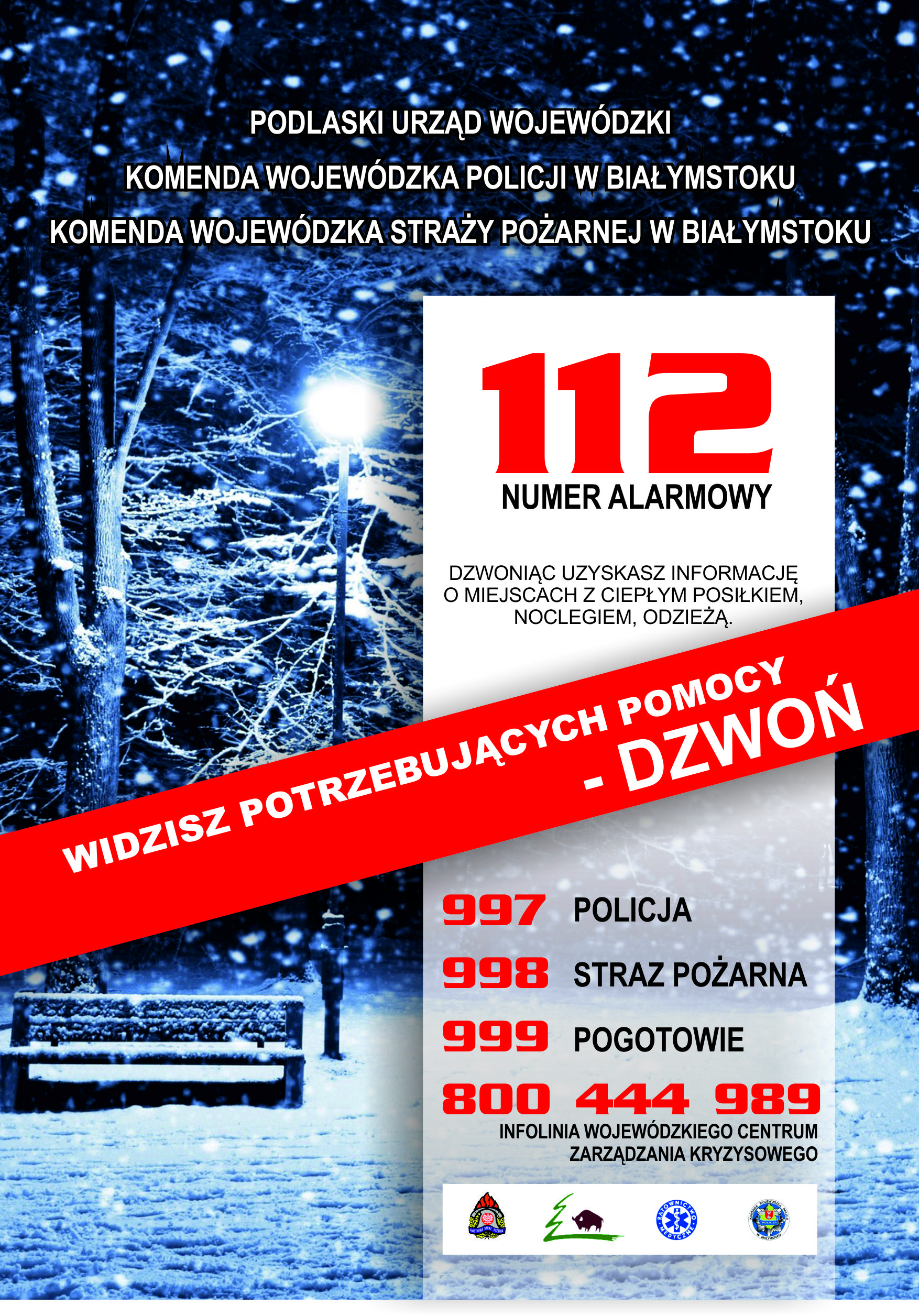 Plakat Akcja Zima 2015/16