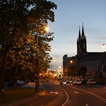 Białystok wieczorem