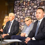 Uczestnicy konferencji prasowej