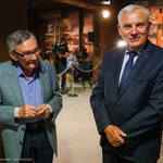 Prezydent Tadeusz Truskolaski wraz z Marianem Turskim