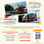 Bezpłatne przejazdyzabytkowymi autobusami z przewodnikiem PTTK - plakat