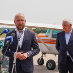 Przewodniczący Rady Miasta Łukasz Prokorym zabiera głos na Krywlanach