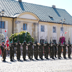 Żołnierze podczas uroczystości Święta Wojska Polskiego 
