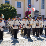 Orkiestra grająca podczas Święta Wojska Polskiego 