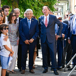 Prezydent Tadeusz Truskolaski w towarzystwie zagranicznych gości 