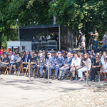 Uczestnicy obchodów 80. rocznicy wybuchu powstania w getcie białostockim