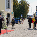 Komendant Straży Miejskiej Krzysztof Kolenda zabiera głos podczas uroczystości
