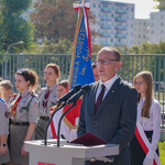 Zastępca prezydenta Zbigniew Nikitorowicz przemawia na uroczystości