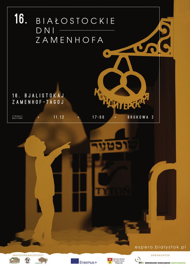Plakat Białostockie Dni Zamenhofa