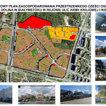 Plansza: Miejscowy plan zagospodarowania przestrzennego części osiedla Leśna Dolina, w rejonie ul. Armii Krajowej i ul. Niskiej