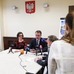 Uczestnicy konferencji prasowej 