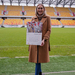 Sportowiec Kamila Lićwinko prezentuje kalendarz 
