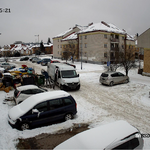 Widok z kamery na parking