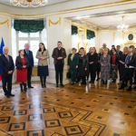 Uczestnicy pożegnania Mieczysława Mejska z Urzedem Stanu Cywilnego