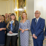 Pracownicy Urzędu Stanu Cywilnego na pożegnaniu Mieczysława Mejsaka