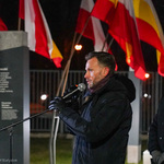 Wojewoda Podlaski Jacek Brzozowski przemawia podczas uroczystości