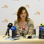 Dyrektor Departamentu Ewa Kułakowska przemawia podczas konferencji 