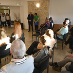 Prezydent Tadeusz Truskolaski przemawia do uczestników spotkania
