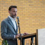 Wojewoda Podlaski Jacek Brzozowski zabiera głos podczas wydarzenia 
