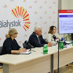 Uczestnicy konferencji prasowej