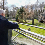 Prezydent Tadeusz Truskolaski odwiedzający Akcent ZOO