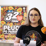 Natalia Stieszenko przemawia podczas konferencji prasowej 