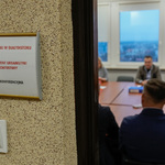 Zespół do spraw realizacji basenu miejskiego w Białymstoku podczas spotkania w Urzędzie Miejskim.