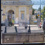 Fragment ramy z obrazem na szkle.
