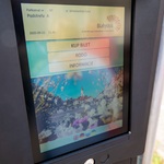 Wyświetlacz nowego parkometru.