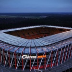 Chorten Arena z lotu ptaka.