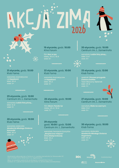 Plakat „Akcja Zima”.