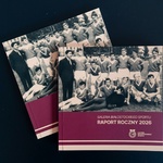 Dwie książki „Galeria Białostockiego Sportu Raport Roczny 2026”.