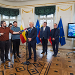 Uczestnicy konferencji prasowej 