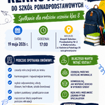 Plakat z informacjami dotyczącymi spotkania