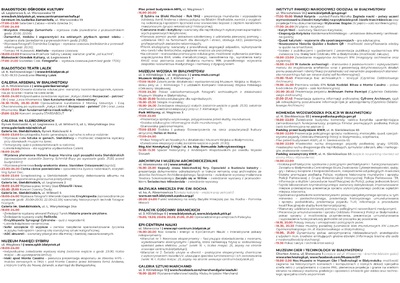 Ulotka z programem wydarzenia nr 2.