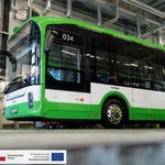 Autobus BKM w zajezdni.