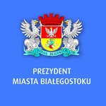 Grafika z herbem Białegostoku i tekst „Prezydent Miasta Białegostoku”.