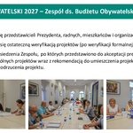 Grafika z tekstem „Budżet Obywatelski 2027 - zespół ds. Budżetu Obywatelskiego”