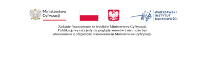 Logo Ministerstwa Cyfryzacji.