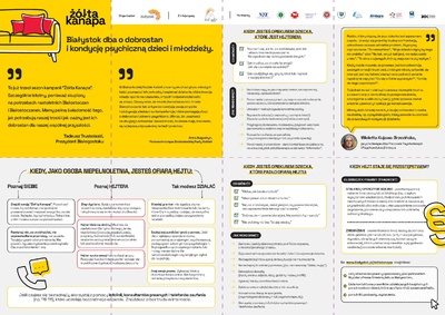 Grafika „Białostocka Mapa empatii”