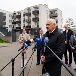 Prezydent Miasta Białegostoku udziela wywiadu.