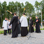 Poświęcenie bulwarów przez duchownych