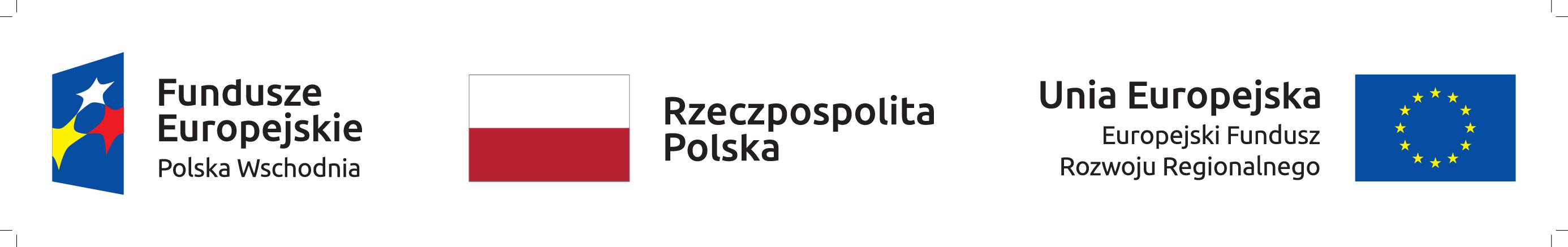 Logotyp Fundusze Europejskie, Rzeczpospolita Polska i Unia Europejska