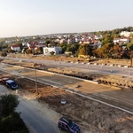 Wrzesień 2012 - widok z góry na plac budowy